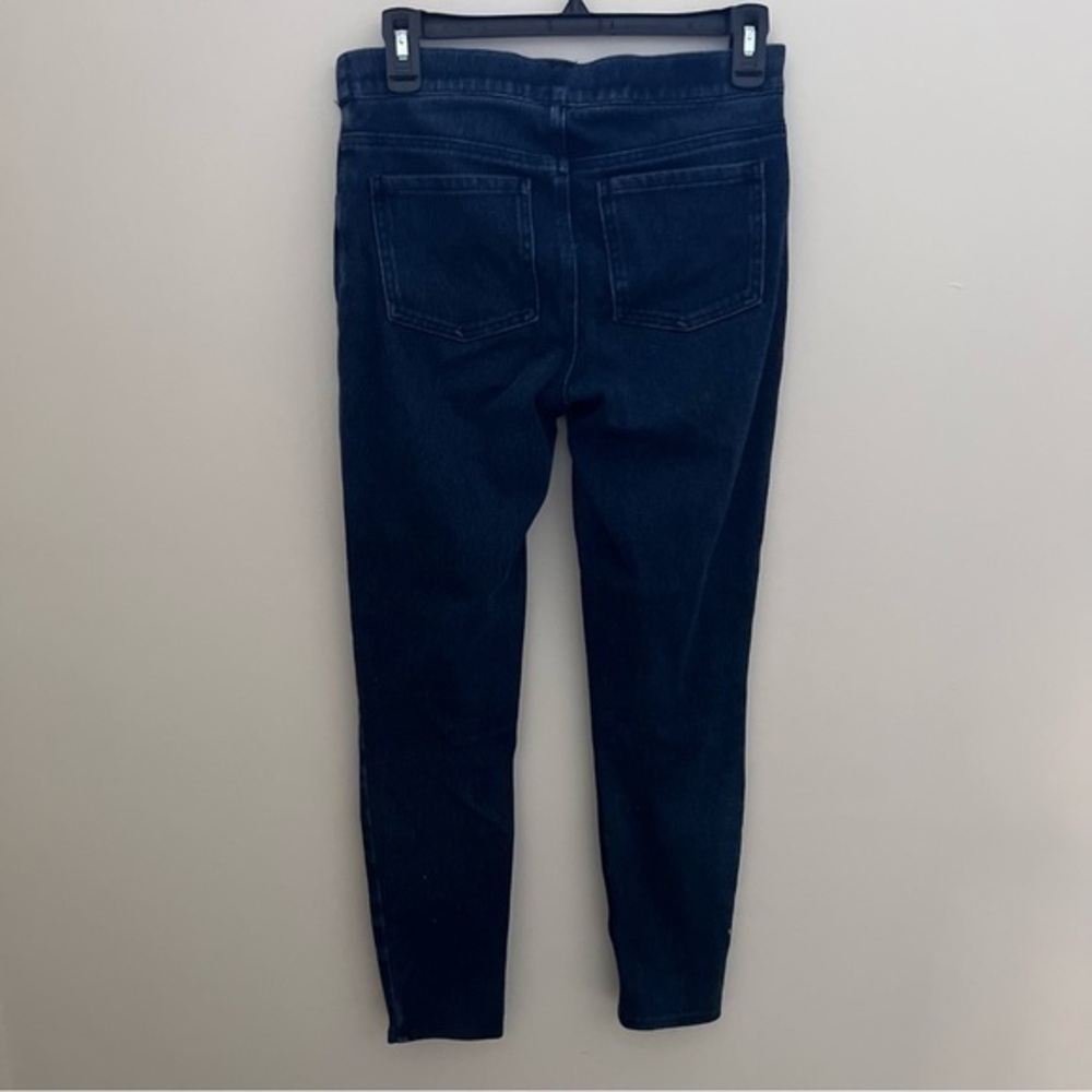Spanx Blue Cotton Skinny Jeggings Pull on Jeans Jean-ish Ankle Leggings - Picture 2 of 9